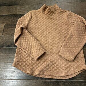 J Crew Factory Quilted Camel Tunic